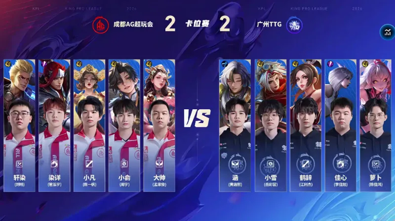 必发指数网-AG 3-2 TTG：染详韩信国士无双，AG完美节奏先进赛点
